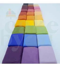 Színes fondant kockák külön is rendelhetők!