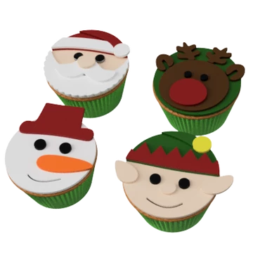 Mikulás csapata muffin keszito keszlet