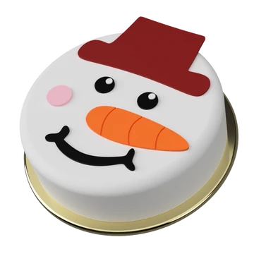 Hóember torta készítő készlet