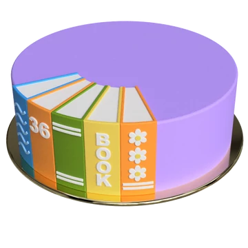 Könyv torta keszito keszlet