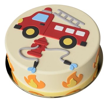 Tűzoltóautó torta készítő készlet