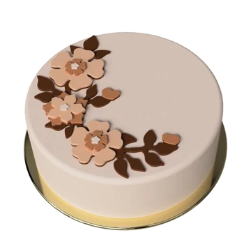 Mocha mousse virag tortakeszito keszlet