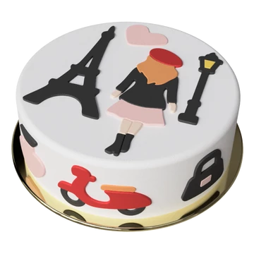 Emily Párizsban ihlette torta keszito keszlet