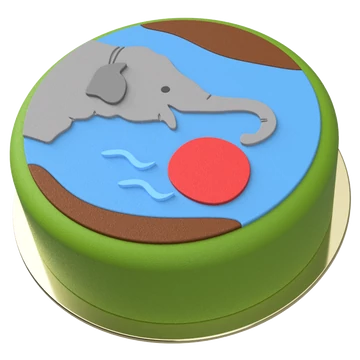 Elefánt torta készítő készlet