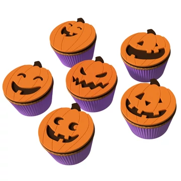 Halloween tök muffin keszito keszlet