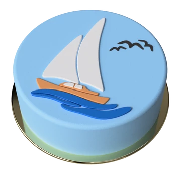 Vitorláshajó torta készítő készlet