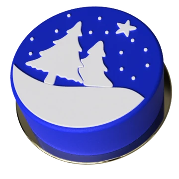 Fenyőfák torta készítő készlet