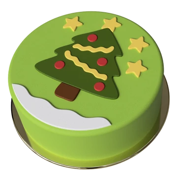 Karácsonyfa torta készítő készlet