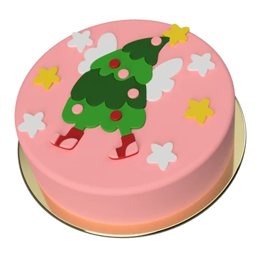 Karácsonyfa torta készítő készlet