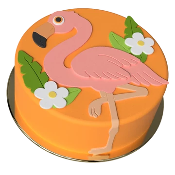 Flamingó  torta készítő készlet