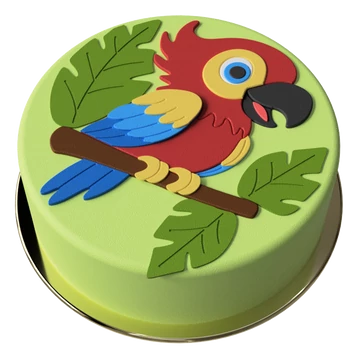 Papagáj  torta készítő készlet