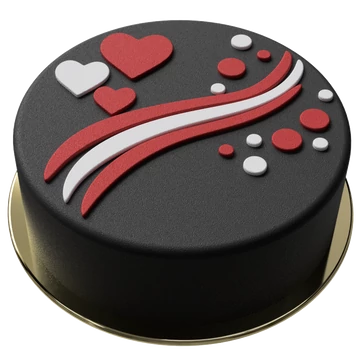 Black love torta készítő készlet