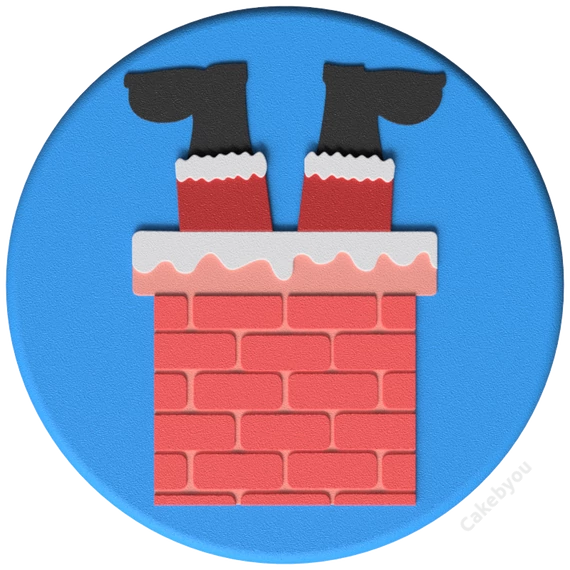 Mikulás munkában torta készítő készlet