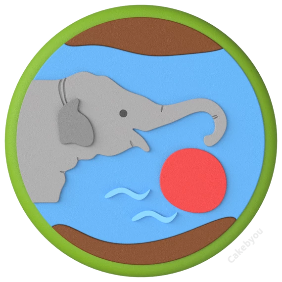 elefant torta készítő készlet