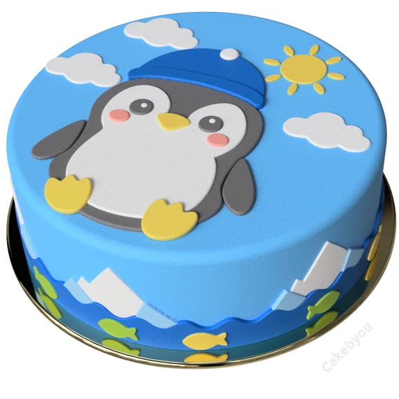 Nyári pingvin torta készítő készlet