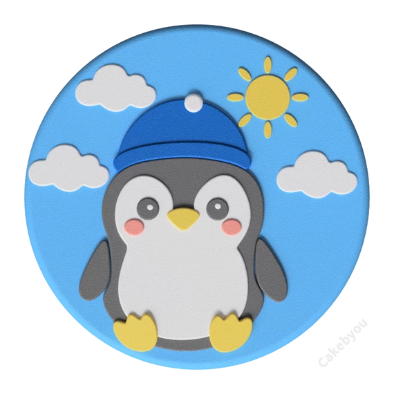 Nyári pingvin torta készítő készlet