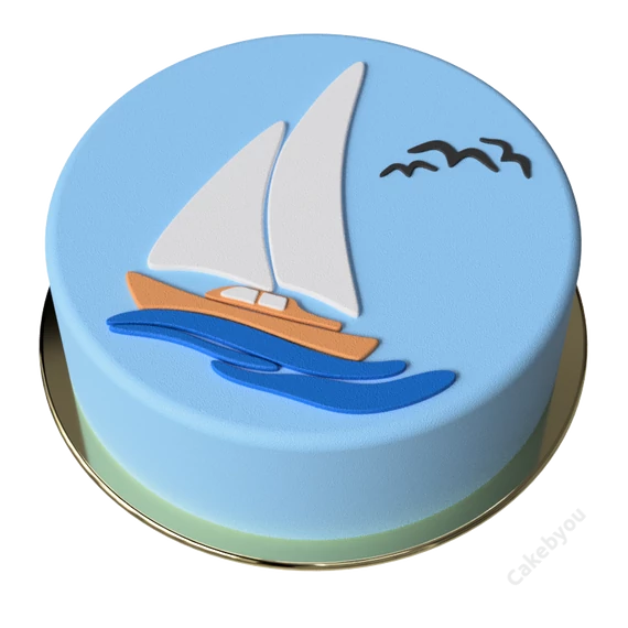Vitorláshajó torta készítő készlet