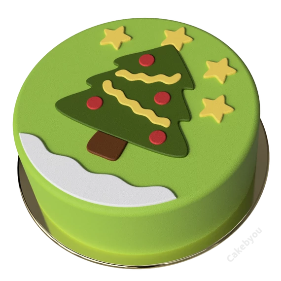 Karácsonyfa torta készítő készlet