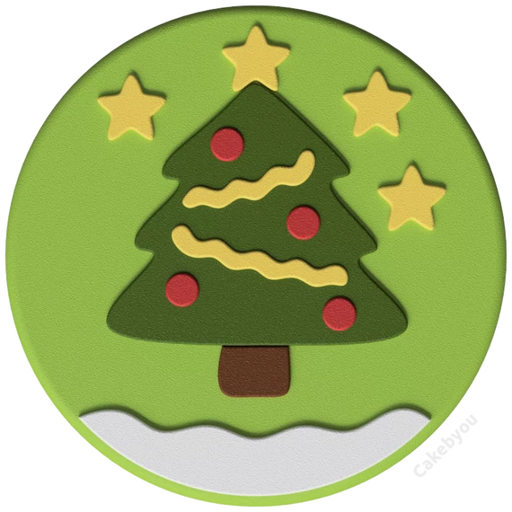 Karácsonyfa torta készítő készlet