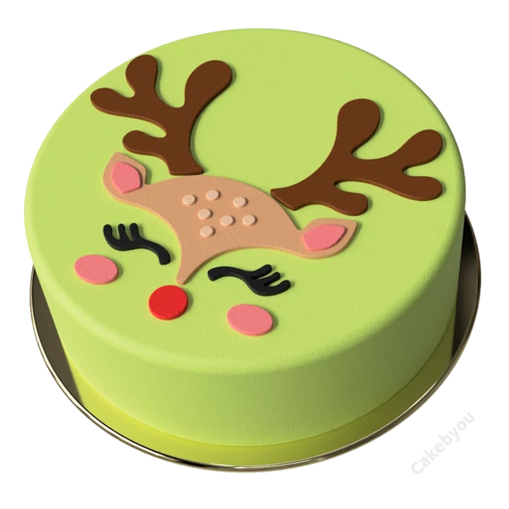 Csenge karácsonyi őzike torta készítő csomag – Cakebyou
