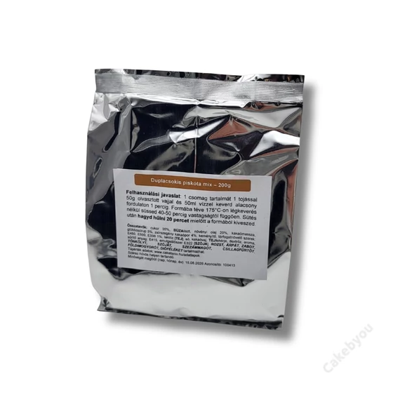 dupla csokis piskóta mix