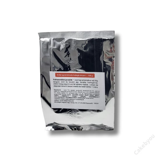 erdei gyümölcsös hidegkrémpor