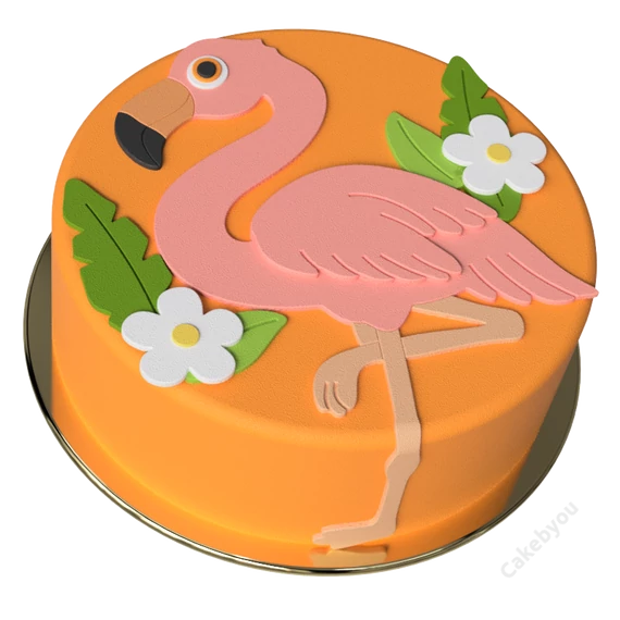 Flamingó  torta készítő készlet