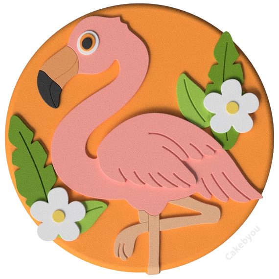 Flamingó torta készítő készlet