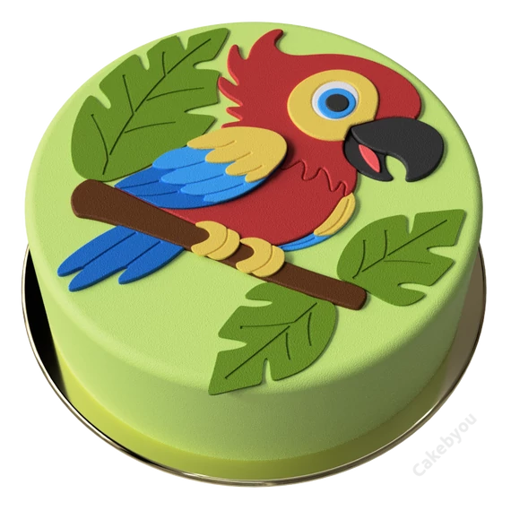 Papagáj  torta készítő készlet