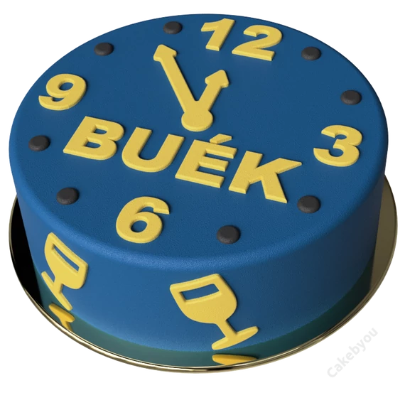 Koccintás Szilveszteri torta készítő készlet