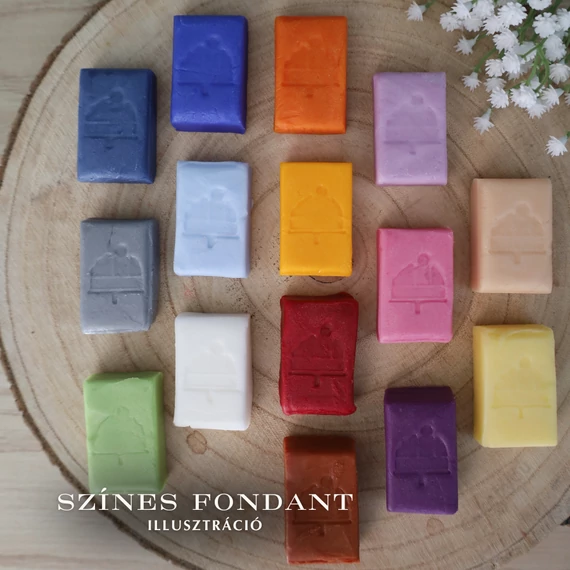 színes fondant