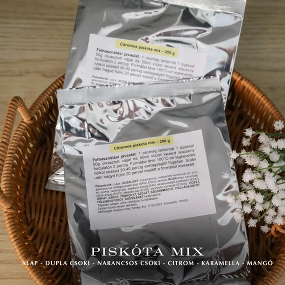piskóta por