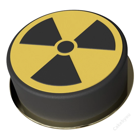 Danger zone torta készítő készlet Veszélyes zóna emblémával