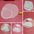 menyasszony muffin fondant dekor