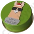 Láma Karácsony torta készítő csomag – napszemüveges lámás torta