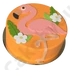 Flamingó  torta készítő készlet