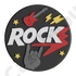 Rock torta készítő készlet, fekete fondant bevonattal, ROCK felirattal, gitár motívummal
